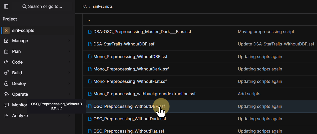OSC_Preprocessing_WithoutDBF.ssf 脚本