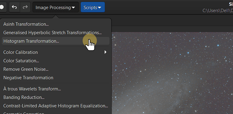 Histogram Transformation
