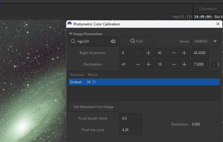 输入星表编号窗口
