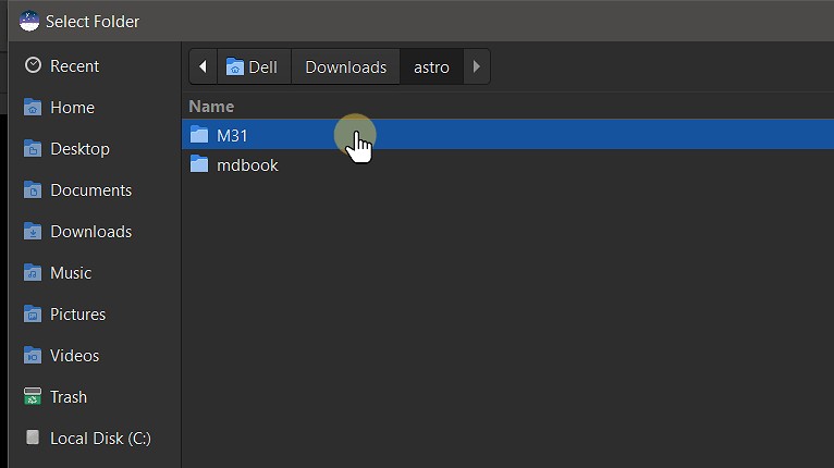 文件浏览器界面
